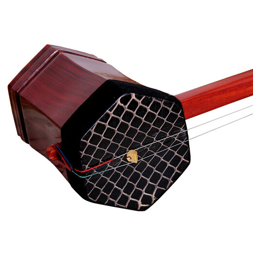 FLOFAIR Ethnic Orchestral Small Leaf Rosewood Opera Beginner Fans Stills Beijing Erhu Ethnic Instrument Peking Opera Performance Xipi Xipi