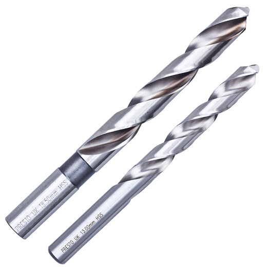 Beston drill bit high speed steel straight shank twist drill tip 13020mm drill tip 01080 19:0mm single pack