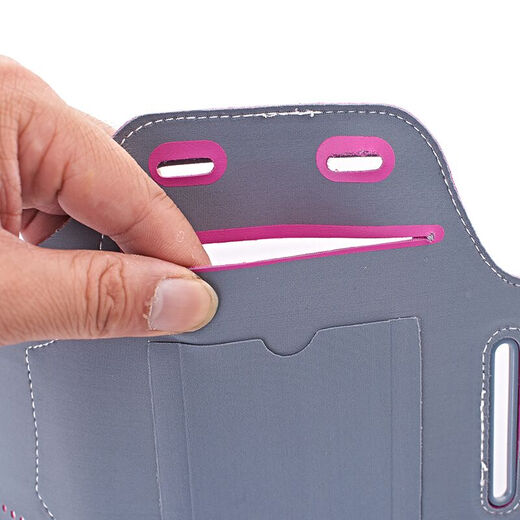 RIMIX Sports Fitness Running Arm Bag Men's and Women's Armband Wrist Arm Cover Headphones Waterproof Touch Screen Mobile Phone Arm Bag Black Small - Suitable for mobile phones within 4.7 inches