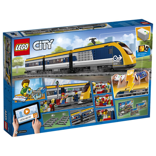 LEGO CITY TRAIN Series, Gift d'anniversaire pour enfants, train de passagers 60197