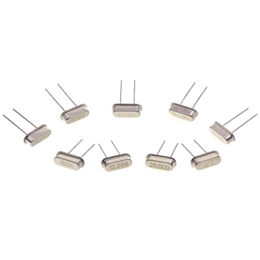 TaoTimeClub quartz crystal oscillator plug-in two-pin HC-49S passive clock crystal 3.579545MHz-40MHz 12MHz plug-in two-pin (5 pieces)
