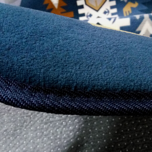 Zhonghong Mediterranean living room carpet coral velvet coffee table blanket bedside blanket bed front modern blue carpet large area bedroom home full carpet Nordic simple machine washable cat feeling blue diamond coral velvet 130*190CM