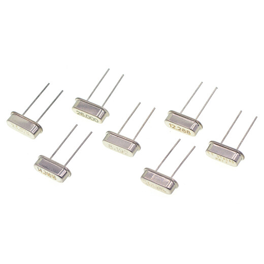 TaoTimeClub quartz crystal oscillator plug-in two-pin HC-49S passive clock crystal 3.579545MHz-40MHz 12MHz plug-in two-pin (5 pieces)
