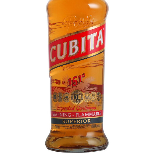 
Gubeta 151 rum 75.5 degrees 750ml original imported foreign wine High spirits mix base wine