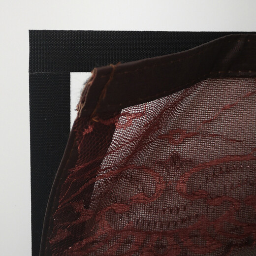 1GSHOP anti-mosquito door curtain, Velcro fastener, solid color door curtain, anti-mosquito screen, magnetic anti-mosquito door curtain without punching, brown (2 packs of magic buckles) 140*220 cm