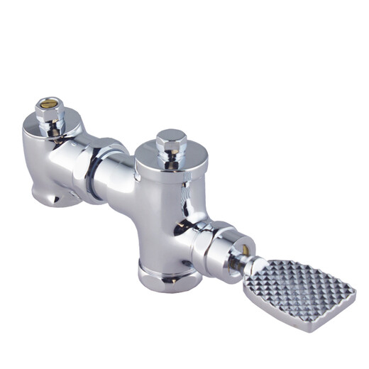 
Guyuan Tongming-mounted foot-pedal toilet flushing valve 3524 horizontal telescopic foot-release valve (1 inch water inlet and 1 inch water outlet)