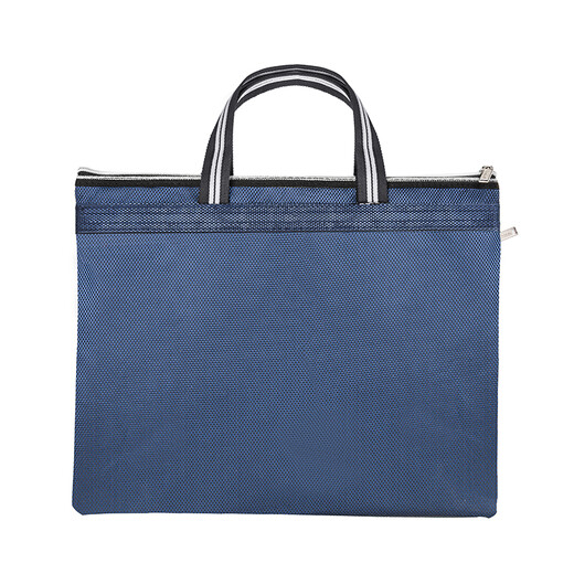 
Jin Longxing A4 office handheld briefcase canvas bag portable document bag canvas document bag business file storage bag large capacity file bag storage bag 5009 blue