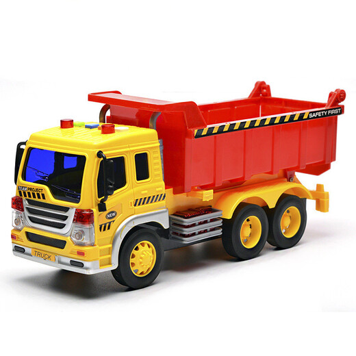 Literary large inertial engineering vehicle set dump truck boy toy beach truck truck model children's toy car medium dump truck green