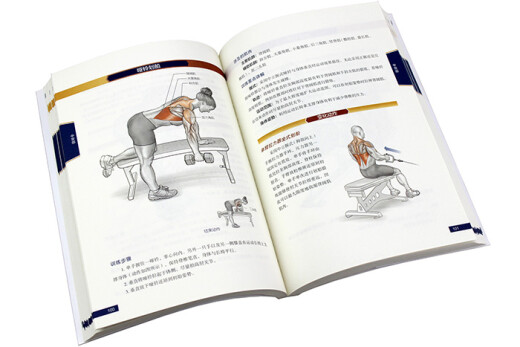 Bodybuilding and fitness exercise system training (full color illustrations 2nd edition) (produced by People's Post Sports)