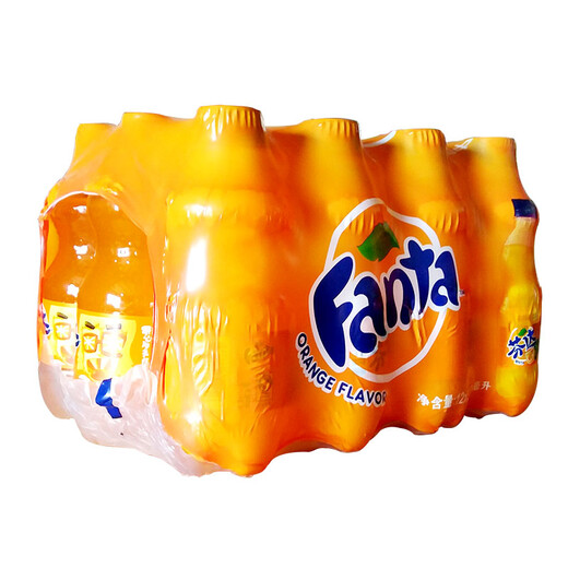 Coca-Cola Fanta Orange Flavored Carbonated Drink 300ml*12 Bottles Fruity Soda Convenient for Travel Mini Bottle