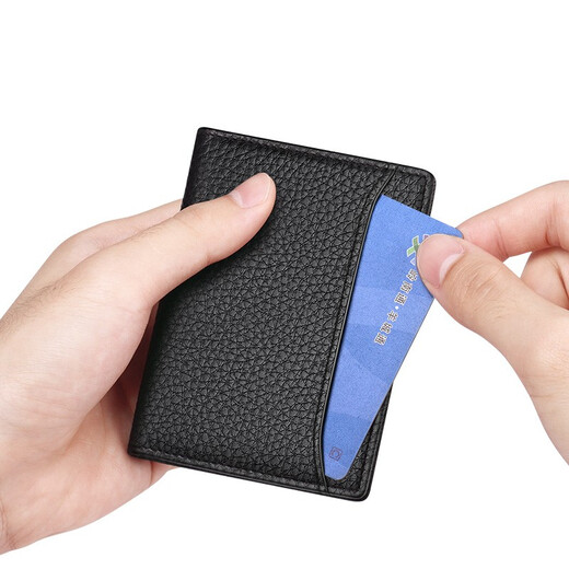 Empereur Paul Polo Ultra-Thin Mini Carte Sac Men de permis de portefeuille Vertical pour hommes Vertical Men Trad Clip Carte de carte Banque de permis de conducteur de portefeuille Men