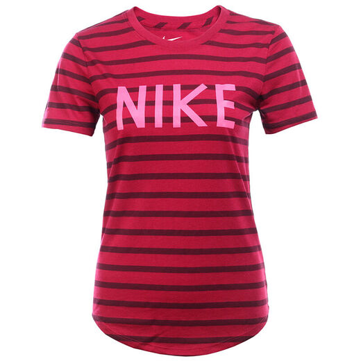 Nike (Nike) Kurzärärmelte Frauenkleidung 2025 Sommer New Sports Running Atmable Sweat bequemes lässiges rundes Nacken T-Shirt Bv617 Bv6170-695 Lila runder Nacken s