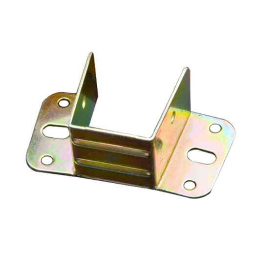 Huilesi thickened color-plated bed hinge U-shaped bed mother bracket bed corner brace hanging corner code hardware accessories large clip 40MM/one