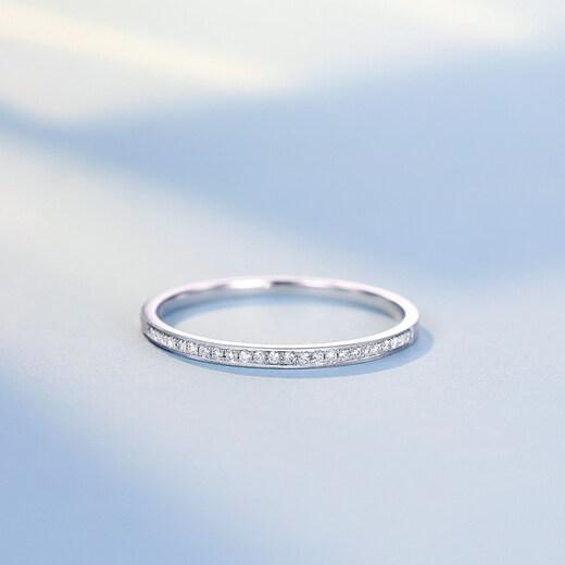 Zokai Diamond Ring Diamond Ring Fashion Row Ring Women's Ring Row Diamond Row Ring Tail Ring Fashion Gold Gift for Girlfriend White 18K Gold Please inquire customer service for the ring number before placing an order