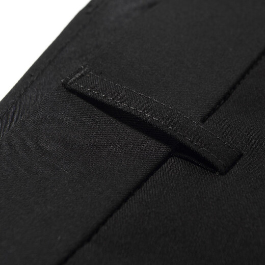 Брюки Blue Little White's Slim-Fit, без гладильных бизнес-брюк. Брюки для мужчин чернокожие молодые офисные работники с прямыми ногами Черный X-01 XL (135-145JIN [JIN равно 0,5 кг])