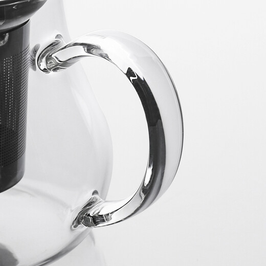 Kangyun high temperature resistant glass teapot, flower teapot, high borosilicate glass with stainless steel filter, heatable Yafeng teapot