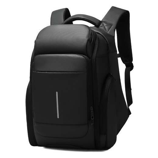 Nigel backpack men's business backpack large capacity business travel bag fashionable computer bag 15.6 inches elegant black upgraded version (classic business)