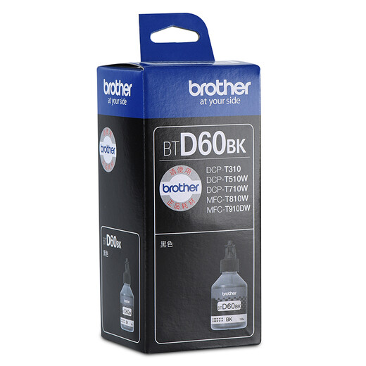 Brother BTD60BK Black Ink Bottle Original Genuine Printable About 6500* Pages (suitable for T226/T425W/T426W/T725DW/T820DW/T520W/T420W)