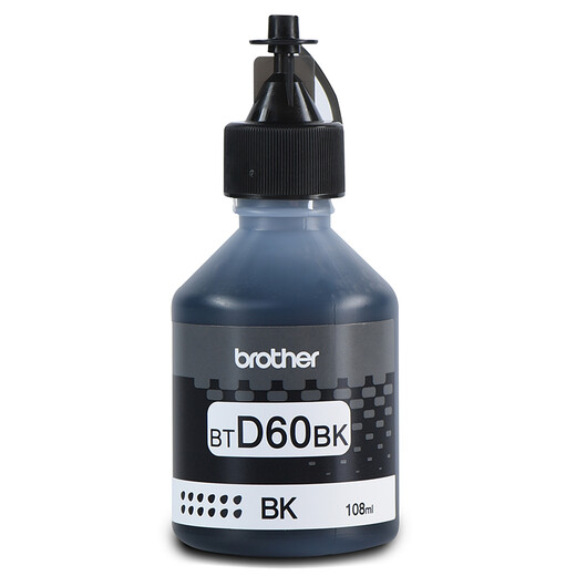 Brother BTD60BK Black Ink Bottle Original Genuine Printable About 6500* Pages (suitable for T226/T425W/T426W/T725DW/T820DW/T520W/T420W)