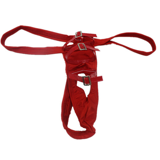 
Private sexy underwear, men's sexy underwear, tied and tied thong alternative T-trousers, tied cover, C384 average size 170Jin [Jin equals 0.5 kg], black