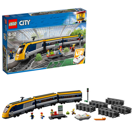 LEGO CITY TRAIN Series, Gift d'anniversaire pour enfants, train de passagers 60197