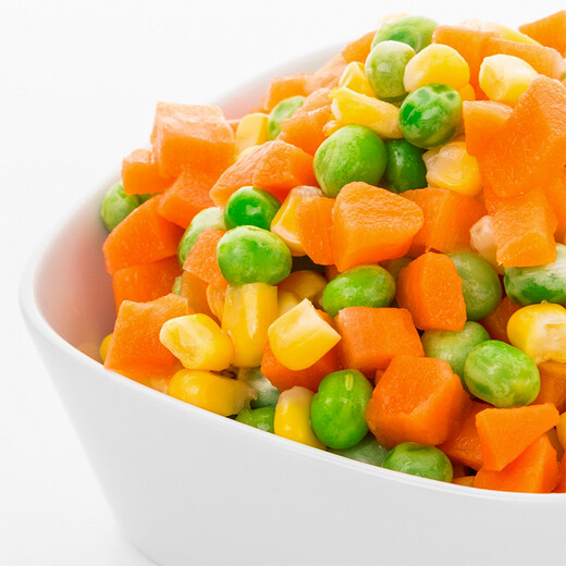 Jingxiansheng Pu Zhiling European Mixed Vegetables 350g/bag Fruit Corn Kernels Imported Sweet Green Beans Light Salad Frozen Vegetables