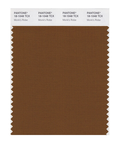 
PANTONE/Pantone/Collection Clothing and Home 18-1015 to 18-1154TCX Cotton Version Single Color Card 18-1048X