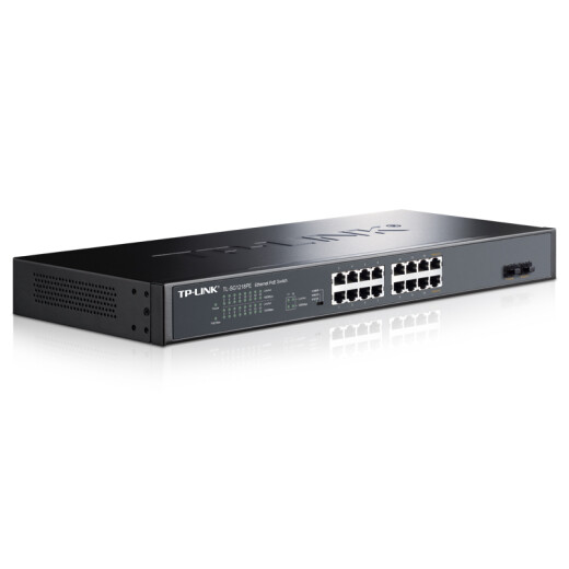 TP-LINK TL-SG1218PE16-port Gigabit POE switch (2 Gigabit fiber ports)