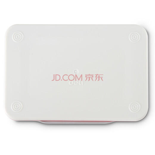 
Deli (deli) instant dry printing oil Metal square instant dry printing platform Financial supplies Printing platform [Small printing platform-10.4*7.1cm] 9891 red