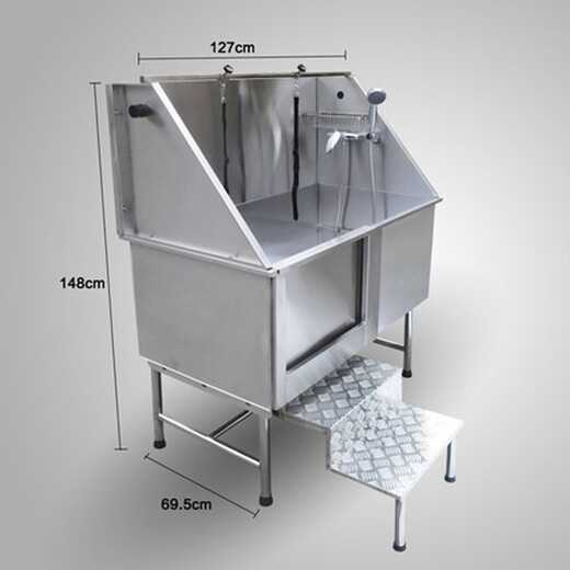Chunzhou H-104 pet bathtub stainless steel large beauty bathtub