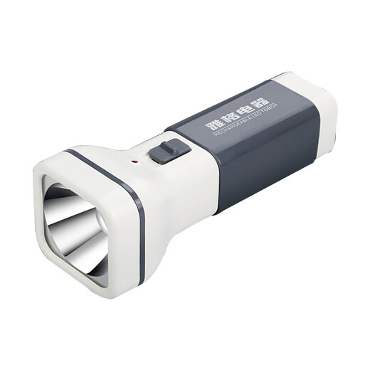 雅格（YAGE） 雅格LED手电筒 充电式家用户外露营便携家居照手电家用手电筒 YG-3896白