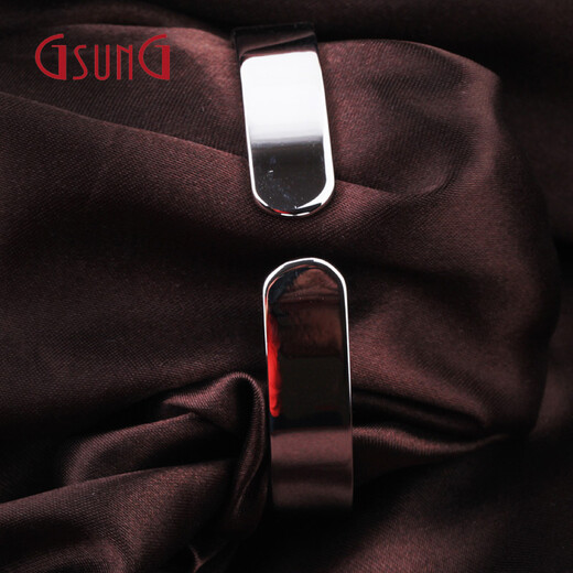 GsunG platinum PT999 men's fully solid glossy textureless opening adjustable platinum bracelet PSL040 needs to be customized priced by the gram
