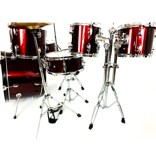 
Bullfighter drum set adult children professional jazz drum 7 drum 3 cymbals 4 cymbals percussion instrument Burgundy 7 drum 3 cymbals