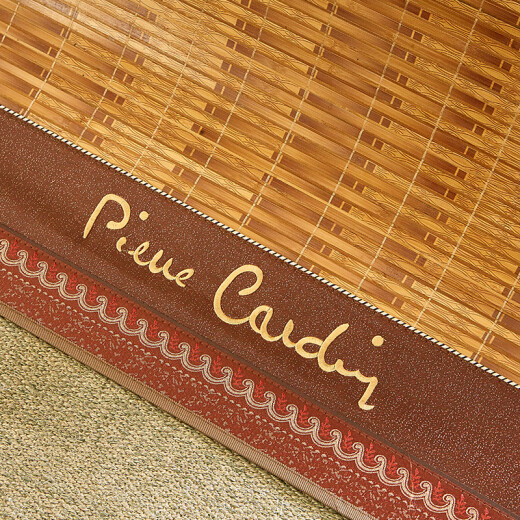 Pierre Cardin 5.0 Carbonized First Layer Bamboo Green Water Polished Cool Mat Bamboo Mat Double 180*200cm High-rise Double-Sided Mat