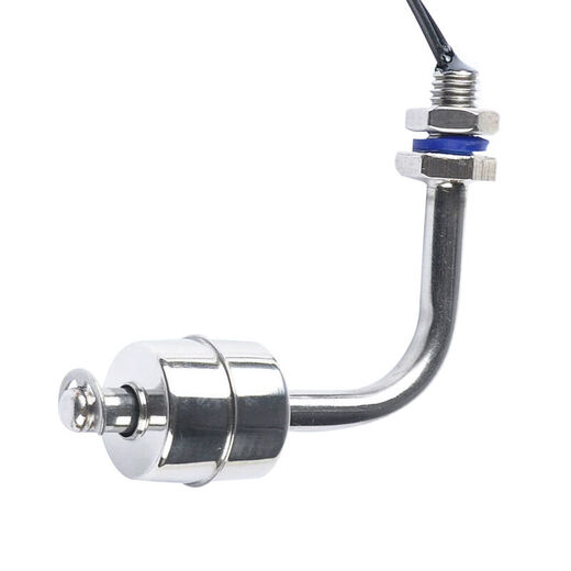 
Eleco side-mounted 304 stainless steel small float switch liquid level switch water level switch elbow bend pipe float valve side-mounted single ball 122mm (ESC12210 1A1)