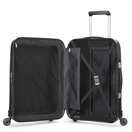 Samsonite (Smiley) CHRONOLITE imported from Europe tough and light universal wheel trolley case 40U*09003 black 28 inches