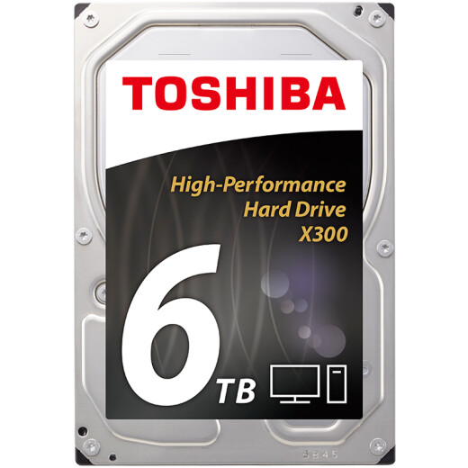 TOSHIBA 6TB128MB7200RPM desktop mechanical hard drive SATA interface X300 series (HDWE160)