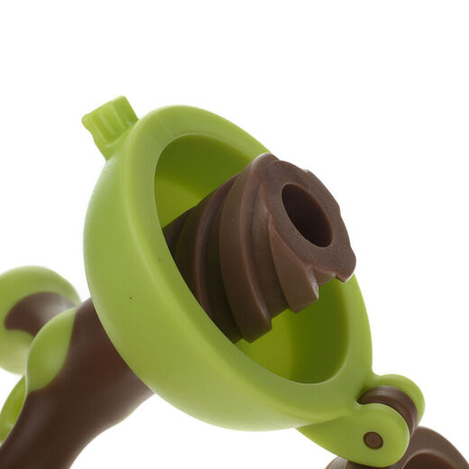 Little White Bear Baby Teether Teething Stick Vegetable Food Complementary Bite Bag Baby Food Complementary Set Mesh Bag Accessories Small Green 4 Months and Over 1 Pack