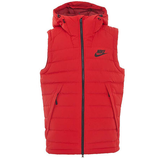 Nike (NIKE) down jacket men's winter new sports fashion casual stand collar comfortable warm vest vest vest 928860-010 Cotton jacket FB7374-010 black large 2XL
