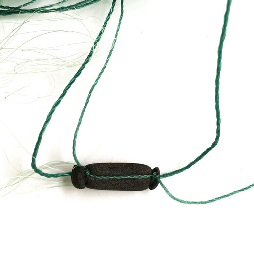 Huaiyu 1.5-3 meters high, soft green silk net, three-layer wire net, fishing net, sinking net, three-layer net, fish net, 1.5 meters, 2 fingers, 80 meters, green silk three-layer net