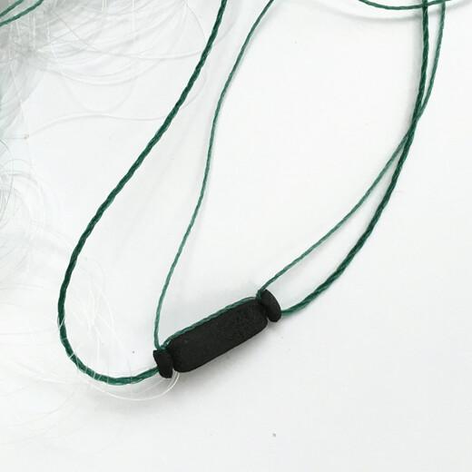 Huaiyu 1.5-3 meters strong wire mesh three-layer net fishing net fishing net sticky fishing net three-layer fishing net fish net 1.5 meters 3 fingers 100 meters white silk three-layer net