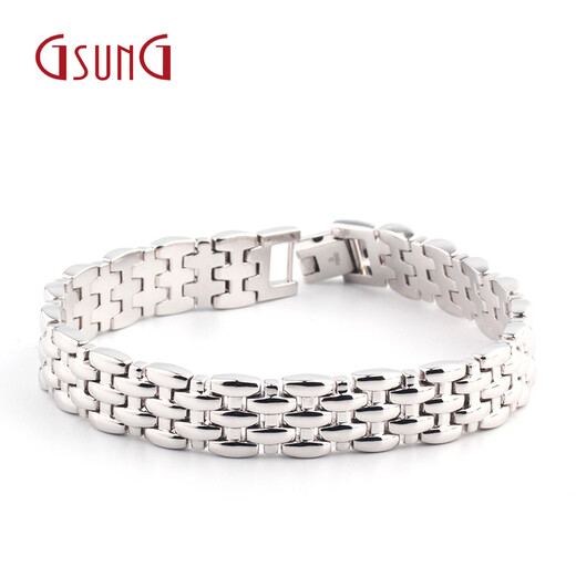 GsunGGSUNG platinum Pt950 bracelet men's and women's business boutique high-end generous full solid platinum watch chain priced by the gram