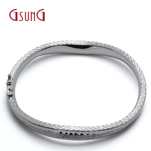 GsunGPT950 platinum bracelet for men and women, nail sand gypsophila, wavy platinum special-shaped bracelet, imperial concubine bracelet, can be customized, priced by the gram
