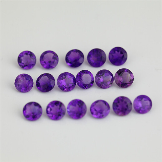 TIYA colored treasure amethyst, loose amethyst stone, amethyst stone 6x6x4mm average 1.1ct/P