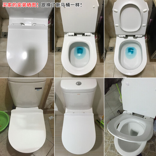 泰歌（Taige）泰歌通用马桶盖AB1118/1161/1163/1165/1278/1287/1289老式厕所板 PP原料(金属支架加厚缓降)