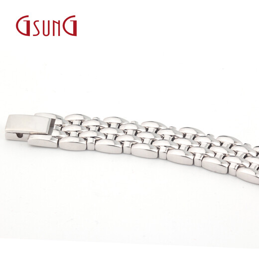 GsunGGSUNG platinum Pt950 bracelet men's and women's business boutique high-end generous full solid platinum watch chain priced by the gram