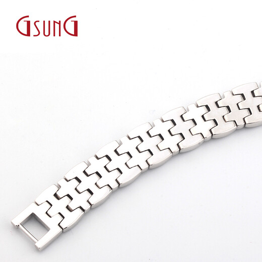 GsunGGSUNG platinum Pt950 bracelet men's and women's business boutique high-end generous full solid platinum watch chain priced by the gram