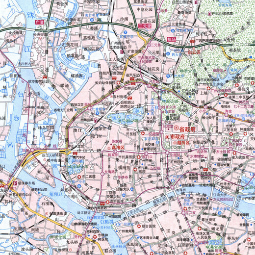 2017 China Highway Navigation Series Guangdong Province Highway Navigation Atlas