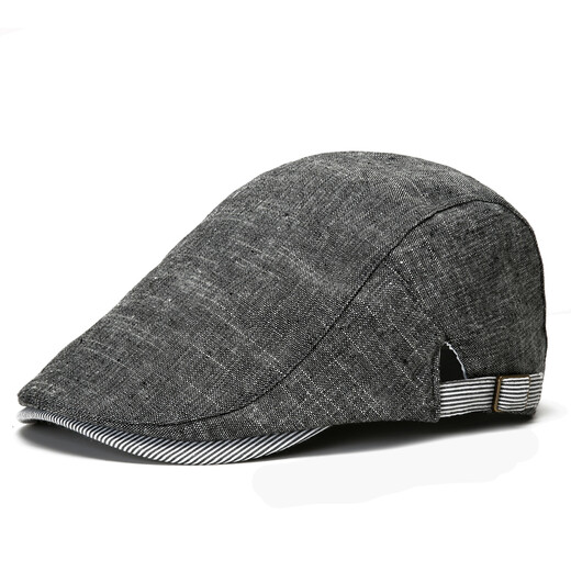 Kingtrip Beret Men's British Cotton и льняная шляпа Tide Spring и лето Тонкая простая повседневная передняя шляпа Универсальная бейсболка сетка белый размер одиночного размера