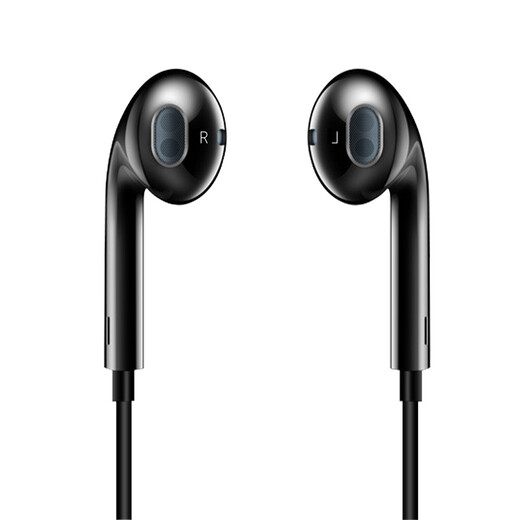 Newmine NM-LK06 semi-in-ear wired headphones, mobile phone headphones, music headphones, 3.5mm interface, suitable for computers, laptops and mobile phones, black